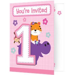 Invitations 1 an tigre rose