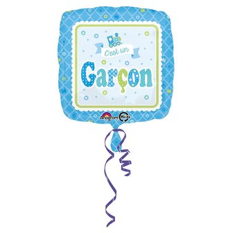 Ballon carr&eacute; c&#039;est un gar&ccedil;on 