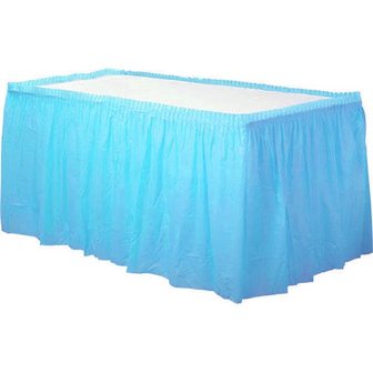 Jupe de table turquoise