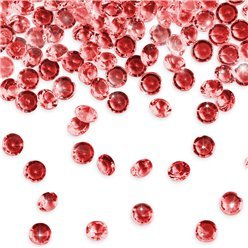 Diamants confettis rouges