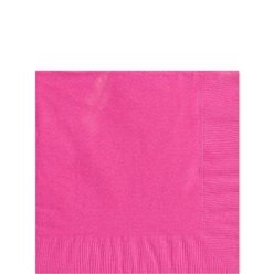 Petites serviettes rose fonc&eacute;