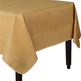 Nappe plastique dor&eacute;e