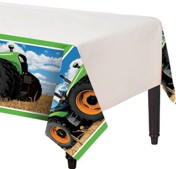 Nappe tracteur vert