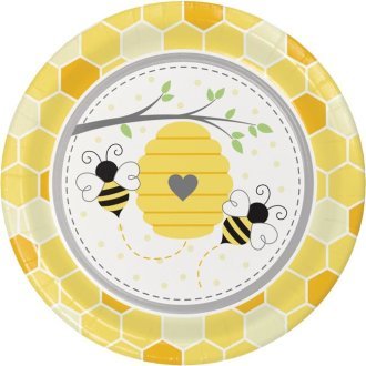 Assiettes baby Abeilles