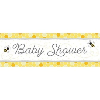 Banni&egrave;re baby shower abeilles