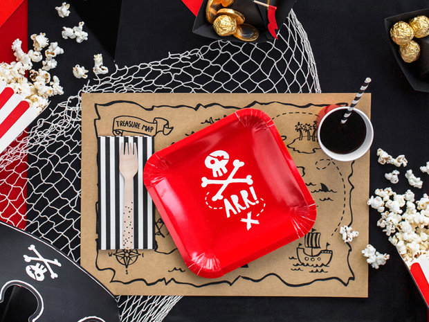 Ensemble D'accessoires De Pirate Coffret De Carte Au Trésor De