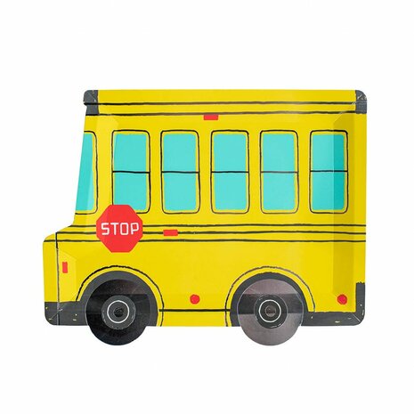 Assiettes Bus scolaire