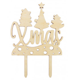 Cake topper couronne de Noel Meri Meri - Gateau de Noel